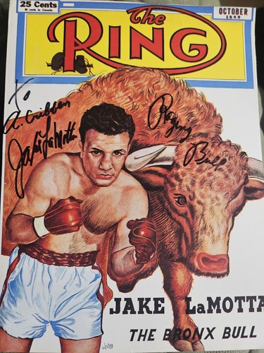 Jake motta signed a4 - motta,