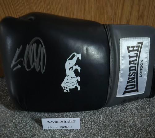 Kevin mitchell signed boxing - signed,