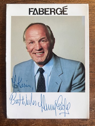 Sir henry cooper hand signed - sir,