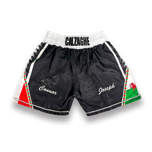 Joe calzaghe signed black - calzaghe,