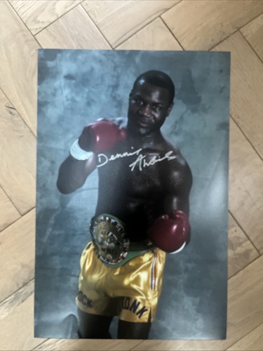 Boxing dennis andries signed - dennis,