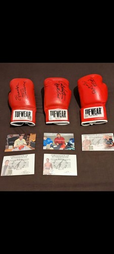 Tuf wear signed boxing gloves - tuf,